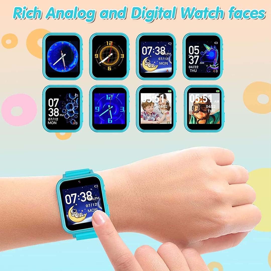 Kids Smart Watch, Toddler Watch Toys for 3-12 Ages Year Old, Smartwatches with 24 Learning Games Video Camera Pedometer Music Alarm Flashlight, Birthday Gift Boys Girls Kids, Educational Kids Smart Watch, Toddler Watch Toys for 3-12 Ages Year Old, Smartwatches with 24 Learning Games Video Camera Pedometer Music Alarm Flashlight, Birthday Gift Boys Girls Kids, Educational